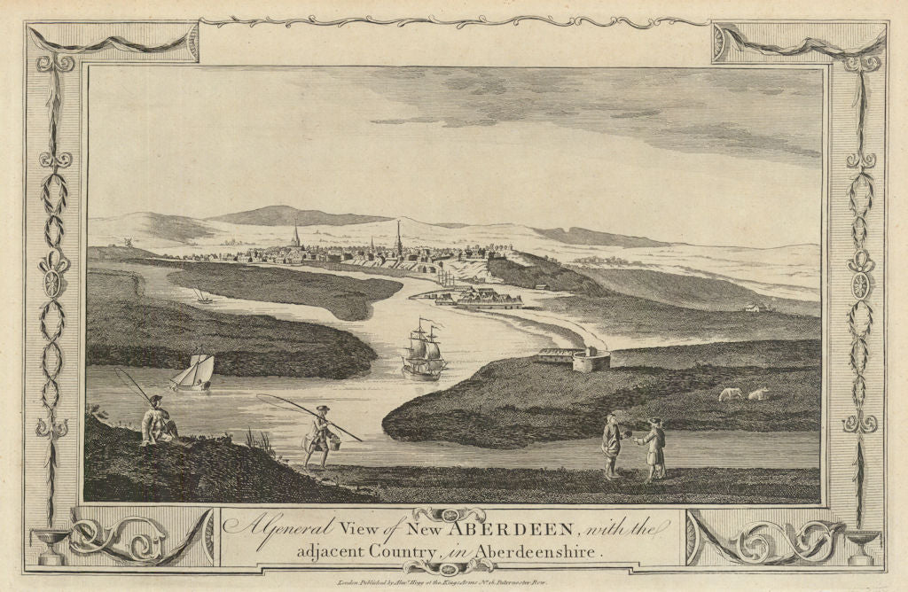 A General view of New Aberdeen, with the adjacent country. WALPOOLE 1794 print